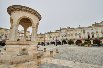 Ville de Libourne en Gironde.